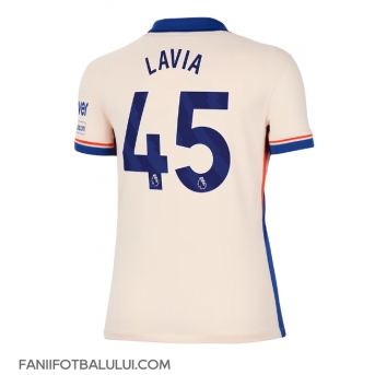 Chelsea Romeo Lavia #45 Tricou Fotbal Replică 2024-25 Femei Deplasare